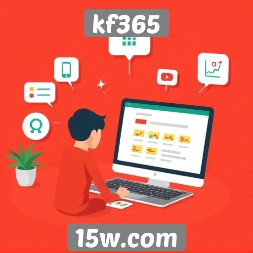 principais recursos do site kf365